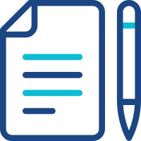 Pen and paper icon