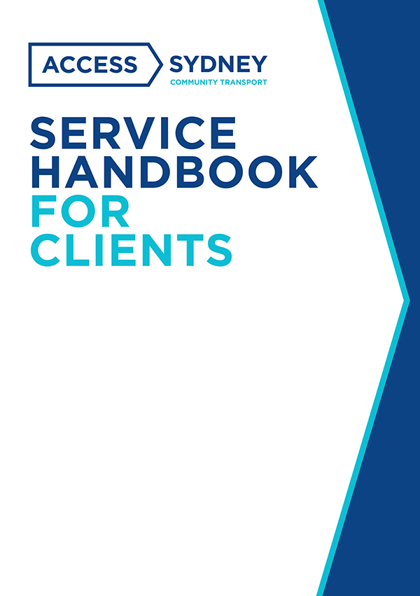 Access Sydney Service Handbook cover - English