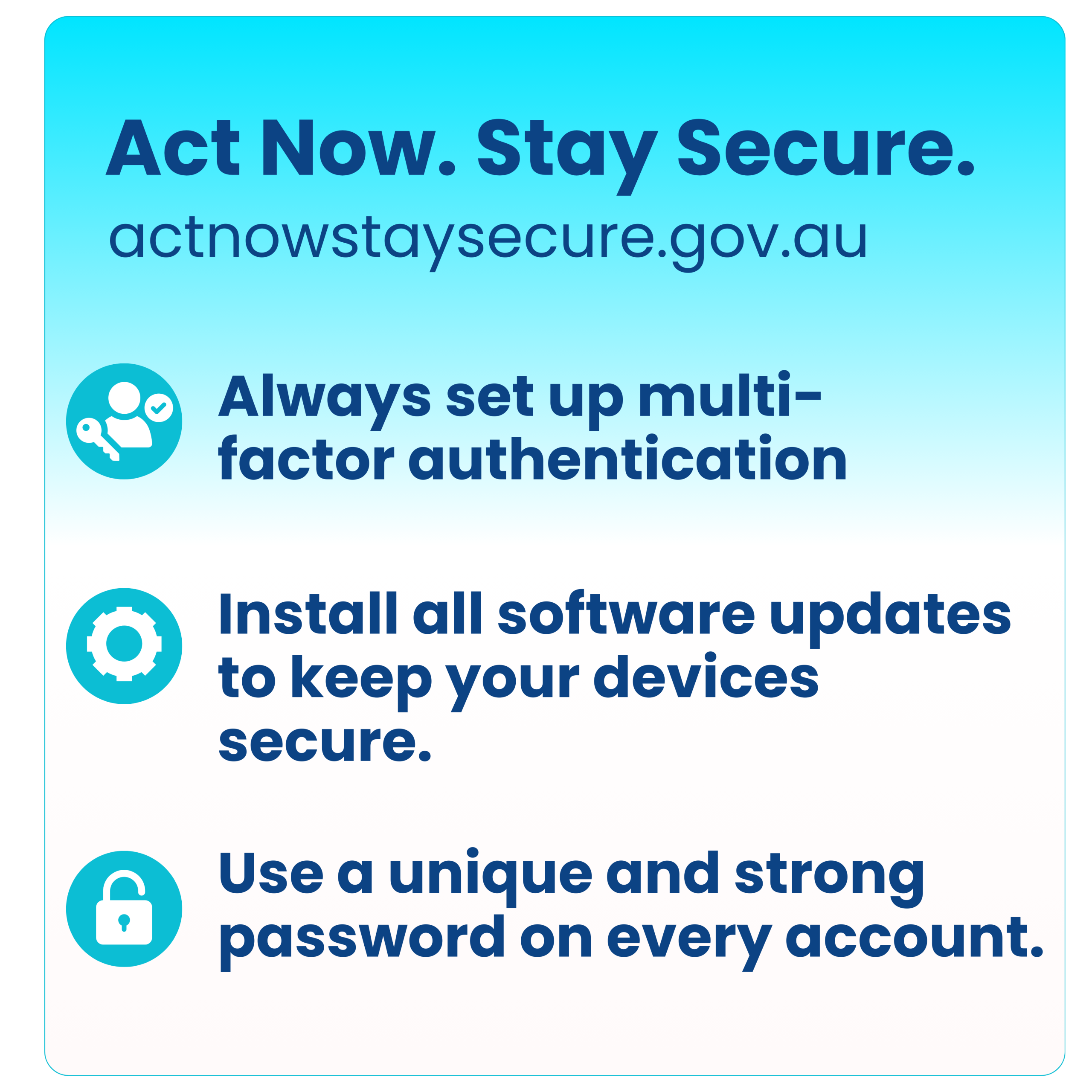 Act Now. Stay Secure.