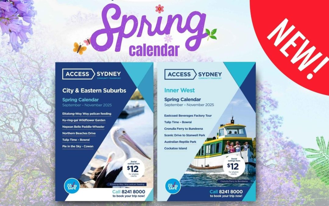 🌷Spring Social Outings Calendar is now available!