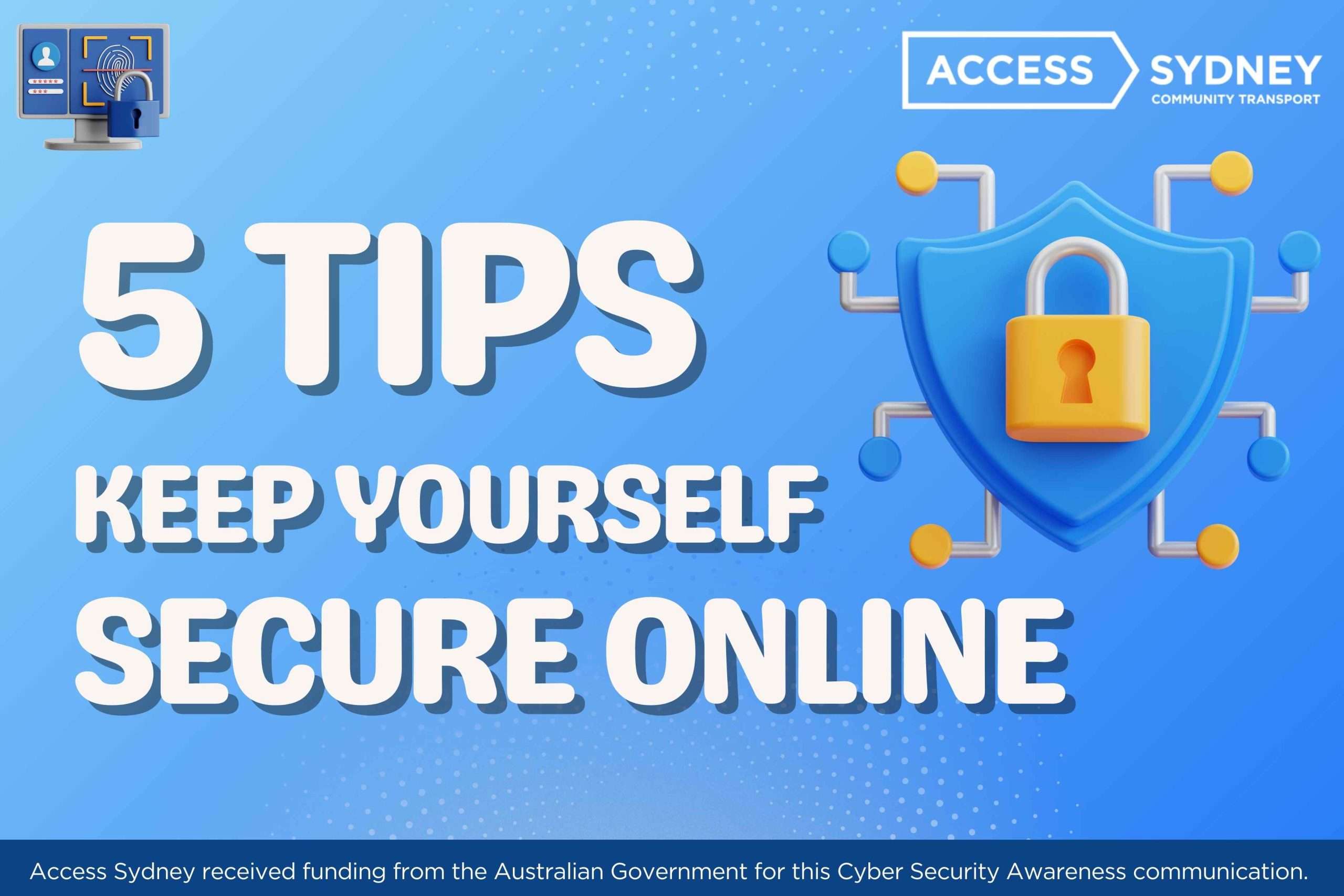 5 Tips Keep yourself Secure Online