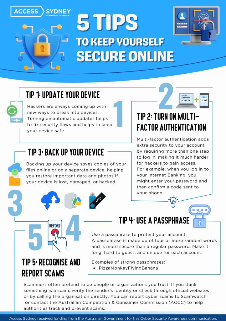 5 Tips Keep yourself Secure Online