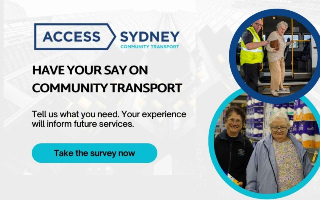 Help Shape Community Transport in South East Sydney